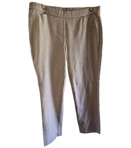 JJill Womens Heathered Brown Ponte Knit Pants